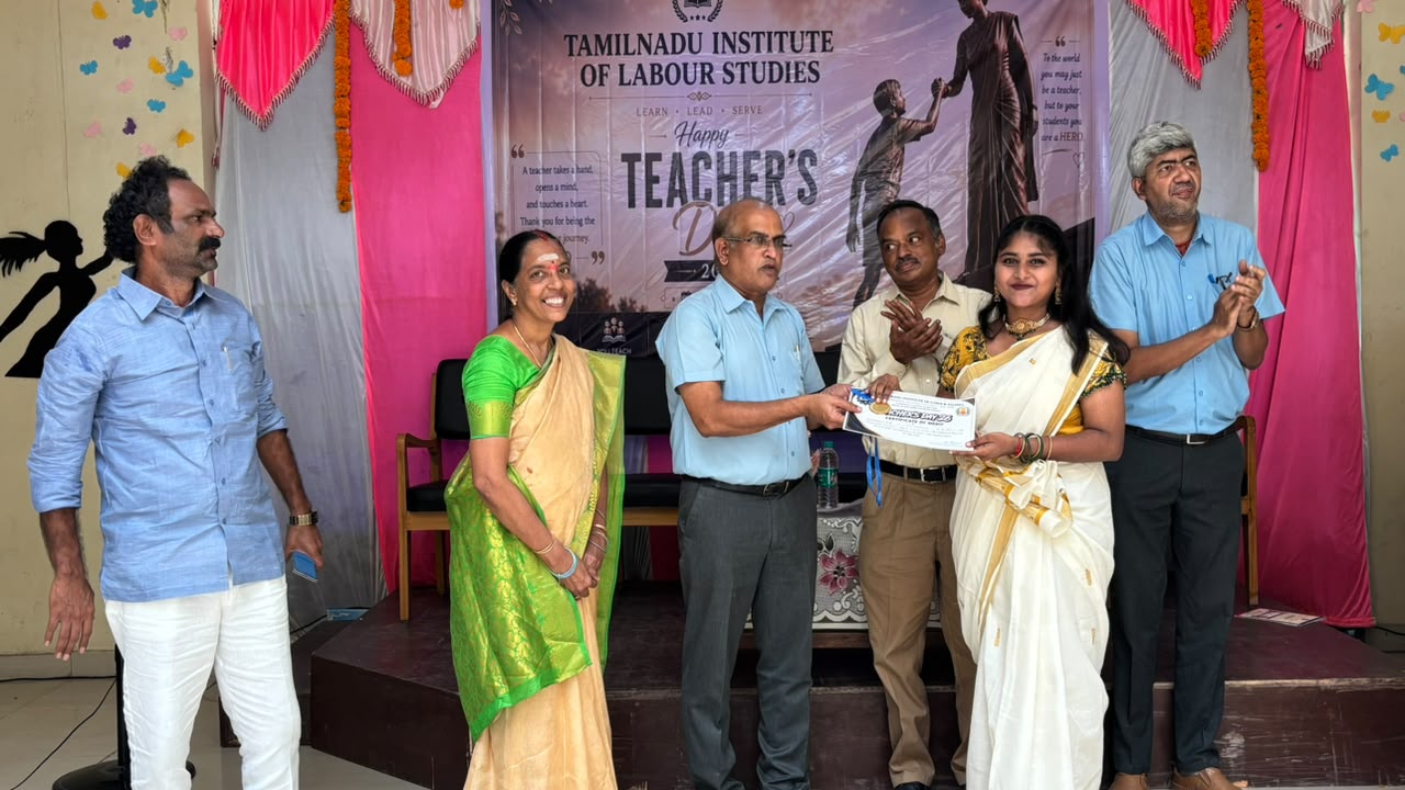 Teacher’s Day  Celebration - Chief Guest Thiru.N.Lakshmi Narasimhan, Senior General Manager, (P&HR).Brakes India Ltd.Padi,Chennai.)