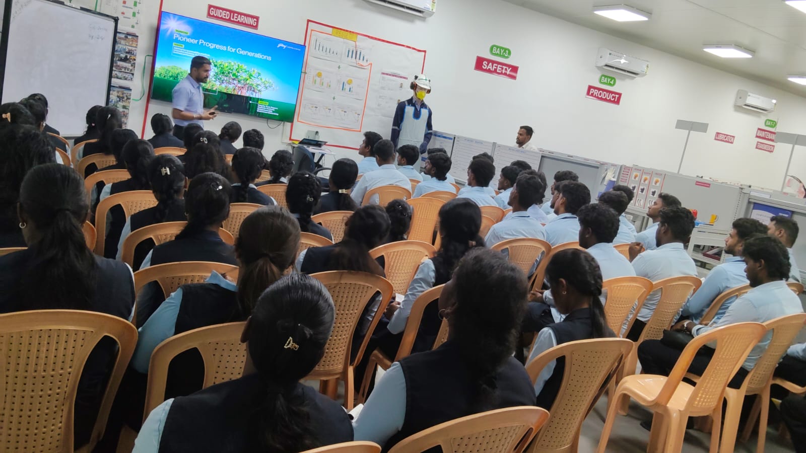 Industrial Visit at Godrej Boyce Manufacturing Company  Ltd, Ambatur,Chennai-98